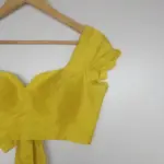 Yellow Raw Silk Blouse - Image 6