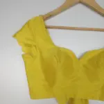 Yellow Raw Silk Blouse - Image 2