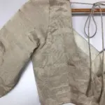 Handwoven Silver Pure Tissue Silk Blouse - Image 9