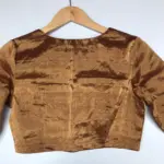 Molten Gold Tissue Silk Blouse - Image 7