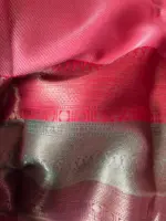 Beige Kora Silk Saree with Gold Zari Weaves - Image 7