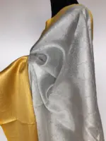 Silver White Kora Silk Saree with Silver Zari Weaves - Image 6