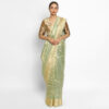 Sea Green Pure Tissue Silk Saree with Tanchui Weaves