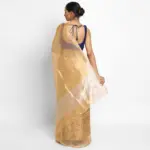 Peach Tissue Silk Saree - Image 2