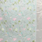 Baby Blue Organza Silk Saree with Beautiful Floral Embroidery - Image 4