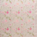 Peach Organza Silk Saree with Beautiful Floral Embroidery - Image 4