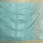 Pastel Blue Pure Tussar Silk Saree - Image 4