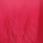 Hot Pink Embroidered Organza Silk Saree - Image 5