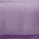 Purple Chiniya Silk Saree with Resham Zari Weaves - Image 8