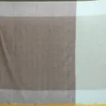Pastel Blue Handwoven Pure Linen Saree - Image 4