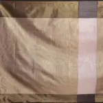 Powder Pink Kora Silk Saree with Gold Zari Weaves - Image 7