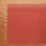 Red Banarasi Silk Saree In Georgette with Gold Zari Motifs - Image 5