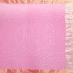 Rani Pink Organza Silk Saree with Bandhani Prints - Image 5
