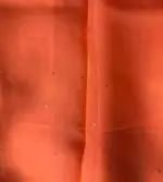 Orange Chiffon Saree with Badla work - Image 7