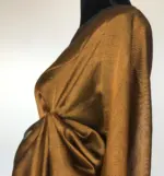 Mustard Pure Mangalagiri Silk Saree - Image 6
