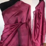 Pink Pure Mangalagiri Silk Saree - Image 2