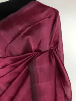 Pink Pure Mangalagiri Silk Saree - Image 6