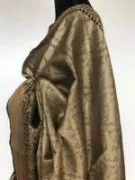 Grey Kora Silk Saree with Antique Gold Zari Weaves - Image 6