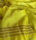 Navyblue Dupion Silk Saree with Gold Zari Weaves - Image 8