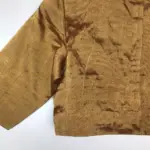 Handwoven Gold Pure Tissue Silk Blouse - Image 8