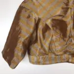 Handwoven Gold Pure Tissue Silk Blouse - Image 4