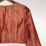 Red Banarasi Brocade Silk Blouse - Image 7