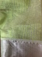 Pista Green Mangalagiri Cotton Silk Saree with Kanchi Silk Border - Image 7