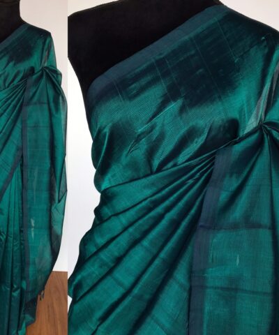 Green Pure Mangalagiri Silk Saree
