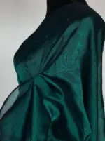 Green Pure Mangalagiri Silk Saree - Image 6