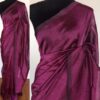 Pure Magenta Mangalagiri Silk Saree