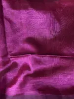 Magenta Pure Mangalagiri Silk Saree - Image 7