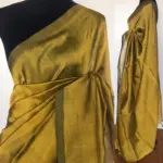 Green Pure Mangalagiri Silk Saree - Image 2