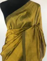 Green Pure Mangalagiri Silk Saree - Image 4