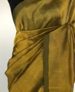 Green Pure Mangalagiri Silk Saree - Image 5