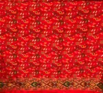 Red Banarasi Silk Saree in Georgette with Beautiful Patola Weaves - Image 5