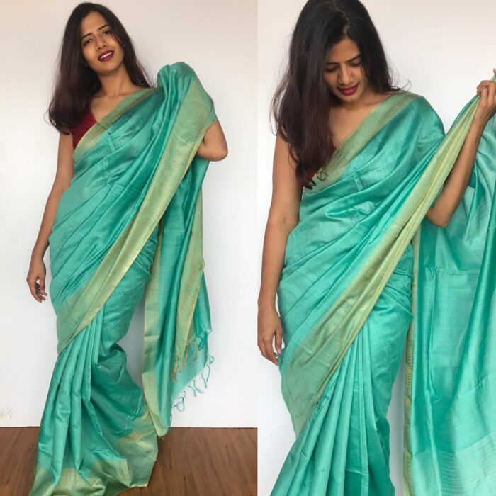 Latest Muga Silk Sarees Online | Mirra Clothing