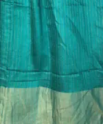 Pastel Blue Muga Silk Saree - Image 7