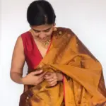 Maroon Raw Silk Blouse - Image 2