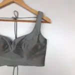 Grey Raw Silk Blouse - Image 4