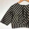 Handwoven Pure Black Tissue Silk Blouse