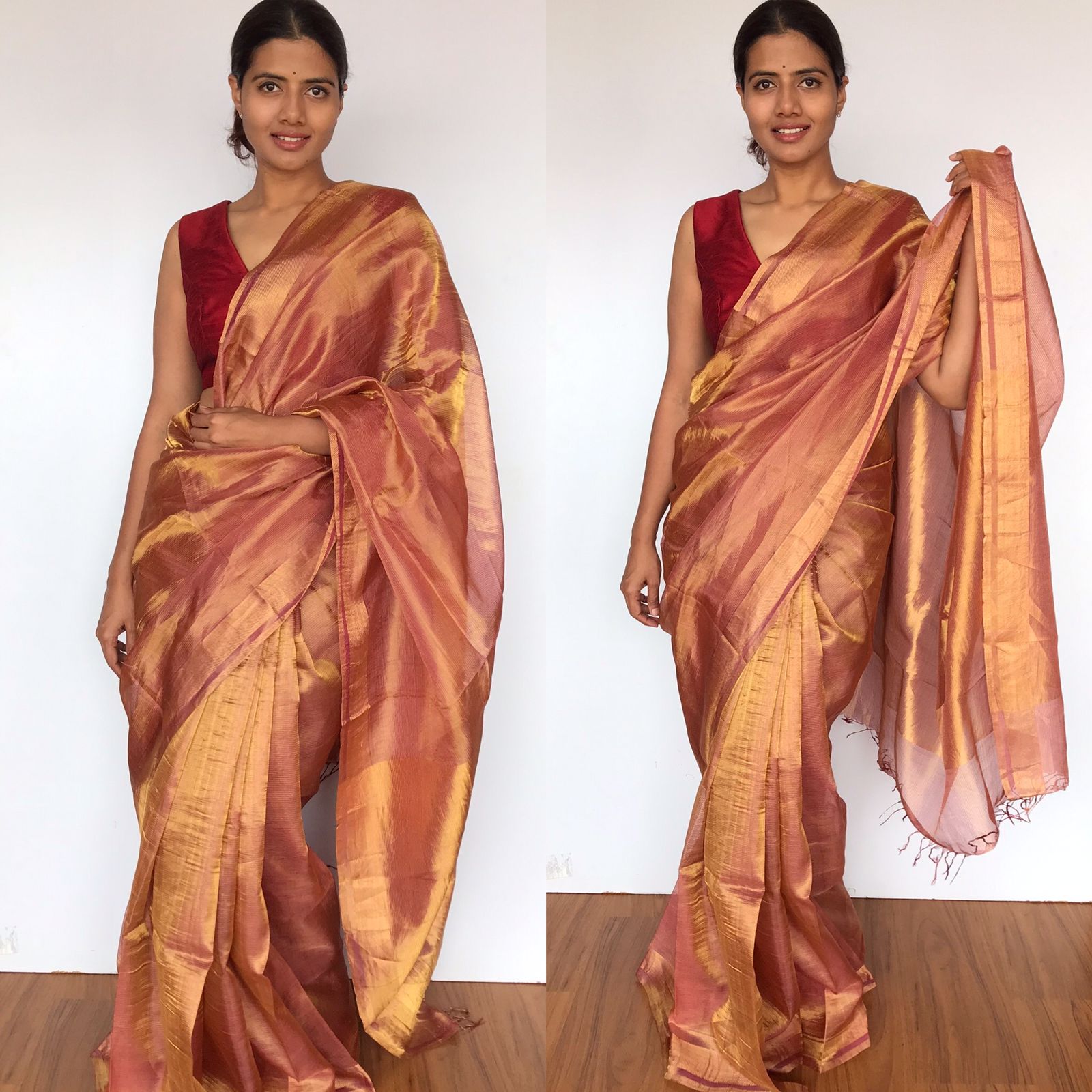 TISSUE SILK SAREE- THE UNDENIABLE CHARM OF INDIAN HEIRLOOM – The Loom Blog
