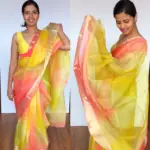 Yellow Pure Kota Silk Saree - Image 5