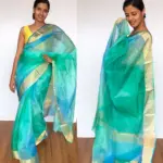 Blue Pure Kota Silk Saree - Image 4