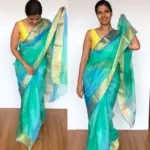 Blue Pure Kota Silk Saree - Image 5