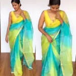 Blue Pure Kota Silk Saree - Image 2