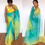 Blue Pure Kota Silk Saree - Image 5