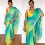 Blue Pure Kota Silk Saree - Image 4
