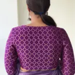 Purple Banarasi Silk Blouse - Image 2