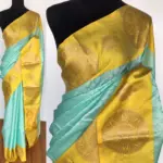 Mint Kora Muslin Silk Saree