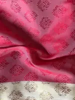 Red Kora Muslin Silk Saree - Image 8